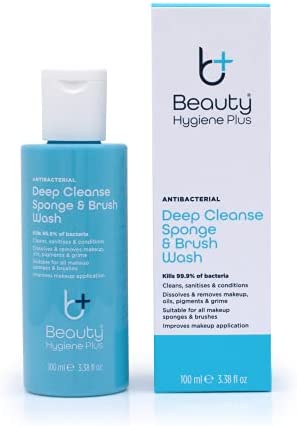 Beauty Hygiene Plus Deep Cleanse makeup Sponge & Brush Wash Conditioning Antibacterial 100ml