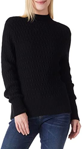 Amazon Brand - find. Women's Turtle Neck Jumpers Ladies Polo Neck Tops Long Sleeve High Neck Pullover Knitwear
