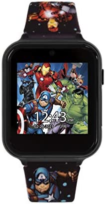 Avengers Boy's Digital Quartz Watch with Silicone Strap AVG4597