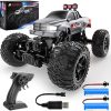 BEZGAR TC141 Remote Control Cars - 1:14 Scale RC Car, All Terrains Remote Control Monster Truck Toy, Off Road Electric Crawler Vehicle for kids Boys 3 4 5 6 7 8 adults with Two Rechargeable Batteries