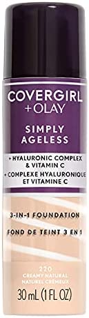 COVERGIRL Simply Ageless 3-in-1 Liquid Foundation - Creamy Natural 220