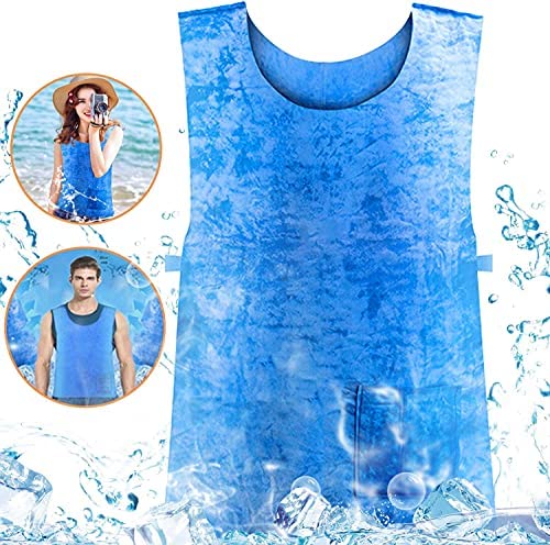 Ice Cooling Vest for Men Women MS Outdoor Working Evaporative Ice Vest