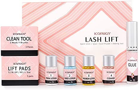 Iconsign Lash Lift kit Eyelash Lifting Set Full Professional Cilia Lift Makeup Lashes Growth Serum (LASH KIT IKA-006)