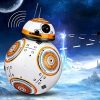 Kikioo Upgrade Intelligent RC BB 8 Robot 2.4G Remote Control With Sound And Dancing Action Figure BB8 Ball Droid Robot BB-8 Smart Electronic Model Toys Birthday Gift For Boys Girl Children