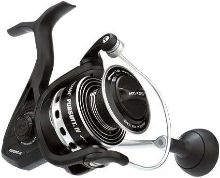 PENN Pursuit IV Saltwater Sea Spinning Reel - Spin Fishing, Jig, Lure Reel for All-Round Use, Boat, Kayak, Shore