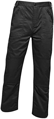 Regatta Men's Professional Pro Action Hardwearing Water Repellent Multi Pocket Trousers Trousers