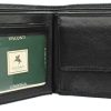 Visconti Heritage Collection Strand Leather Wallet with Tab Closure RFID Blocking HT13 Black