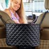 eveco Purse Holder for Cars - Car Purse Handbag Holder Between Seats - Auto Storage Accessories for Women interior - Automotive Consoles & organizers Net Pocket for Front Seat