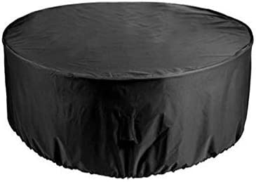 rayinblue 6 Seater Round 1.1x2.3m Outdoor Waterproof Patio Furniture Set Cover Covers Table Bench Garden